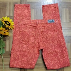 LEVI'S 524 orange jeans